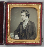 Thumbnail preview of Half length portrait of a young man, Francis …