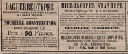Thumbnail af Advertisement in "Journal des Débats" of June…