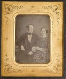 Esikatselunkuvan Wilhelm Leinau und seine Frau, Hamburg um 185… näyttö