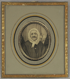 Miniaturansicht Vorschau von Ältere Frau mit weißer Haube, Brustportrait. 