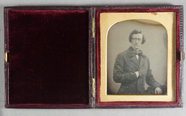 Thumbnail af Half length portrait of a standing man,  with…