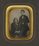 Thumbnail af Portrait of an unknown man and woman