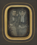 Thumbnail af Portrait of an unknown man and woman; the man…