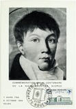 Forhåndsvisning av image of Nicéphore Niepce on a postal card, w…