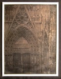 Esikatselunkuvan View of a door in Rouen Cathedral showing the… näyttö