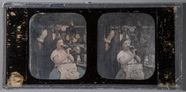 Prévisualisation de Stereo portrait of a young woman and a man. W… imagettes