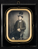 Thumbnail preview of Portrait of a man in National costume and wit…