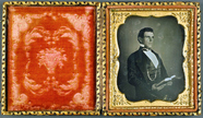 Prévisualisation de Mann mit Buch, USA, ca. 1855. imagettes
