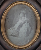 Thumbnail af Portrait d'une jeune femme alitée