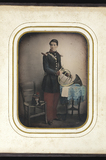 Thumbnail af portrait of a young man in a military uniform…