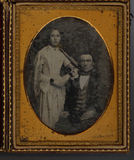 Thumbnail af Portrait of an unknown man and woman