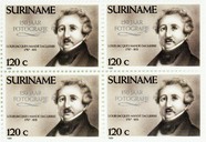Visualizza commemorative postal stamp from Suriname with… anteprime su
