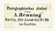 Miniaturansicht Vorschau von Etikett von A. Henning