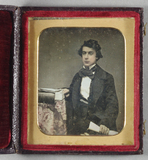 Thumbnail preview of Half length portrait of a young man, William …