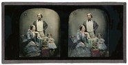 Thumbnail preview of Group portrait of a family of three, father s…