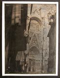 Thumbnail preview van View of a transept door of Rouen Cathedralsho…