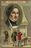 Thumbnail preview of portrait of Daguerre in front of two persons …