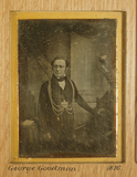 Thumbnail preview of Portrait of George Goodman, standing wearing …