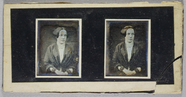 Prévisualisation de Half length portrait of a seated female. Her … imagettes