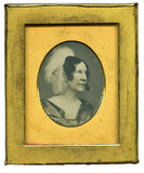 Thumbnail preview of Head and shoulders portrait of a woman seen i…