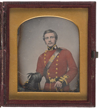 Thumbnail preview of A half length portrait of a man in British ar…