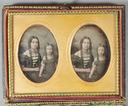 Miniaturansicht Vorschau von Portrait of two sisters, the elder seated on …