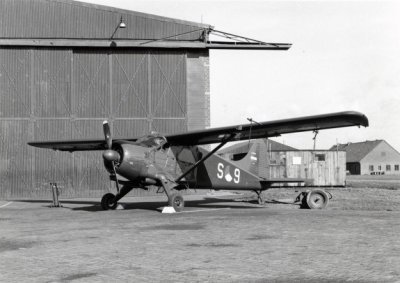 De Havilland "Beaver" van de KLu, registratie nummer S-9