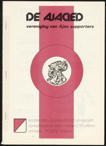 Clubblad De Ajacied (1997-2009) 1977-12-05