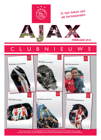 Clubnieuws Ajax (vanaf 1916) 2018-01-01