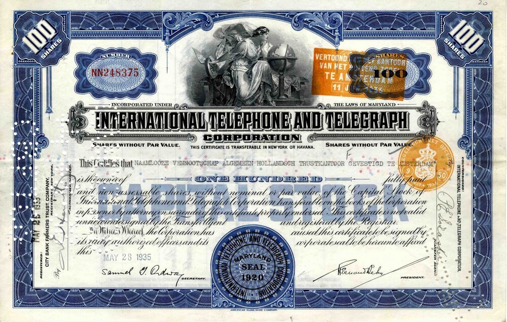 International Telephone and Telegraph Corporation te Maryland