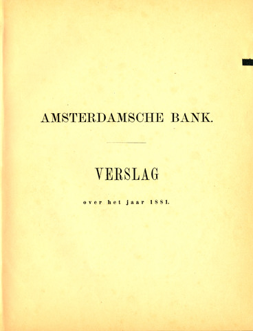 Amsterdamsche Bank 1881