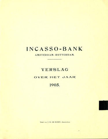 Incasso-Bank 1905