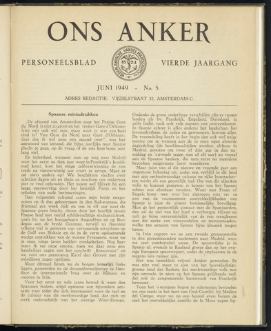 Nederlandsche Handel-Maatschappij - Ons Anker 1949-06-01