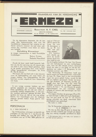 R. Mees & Zoonen - Ermezo 1937