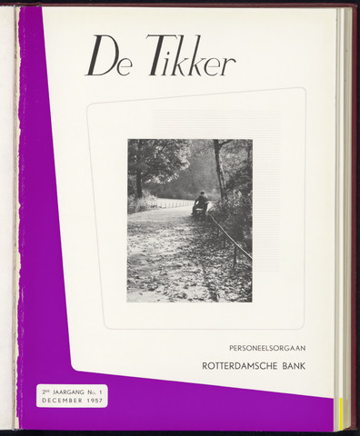 Rotterdamsche Bank - De Tikker 1957-12-01
