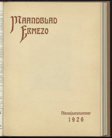 R. Mees & Zoonen - Ermezo 1926