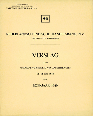 Nederlandsch-Indische Handelsbank 1949