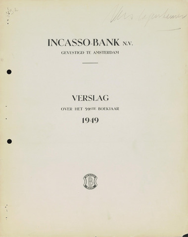 Incasso-Bank 1949