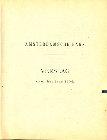 Amsterdamsche Bank 1904