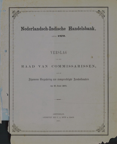 Nederlandsch-Indische Handelsbank 1870