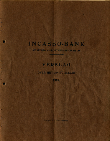 Incasso-Bank 1915