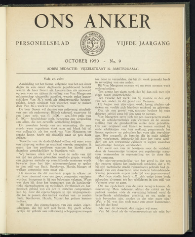 Nederlandsche Handel-Maatschappij - Ons Anker 1950-10-01