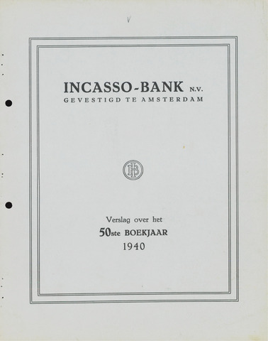 Incasso-Bank 1940