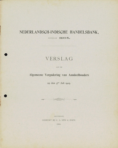 Nederlandsch-Indische Handelsbank 1904