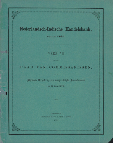 Nederlandsch-Indische Handelsbank 1871