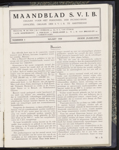 Incasso-Bank - Maandblad SVIB 1930-03-01