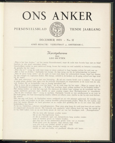 Nederlandsche Handel-Maatschappij - Ons Anker 1955-12-01