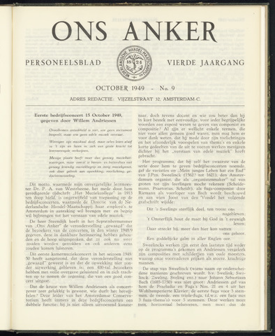 Nederlandsche Handel-Maatschappij - Ons Anker 1949-10-01