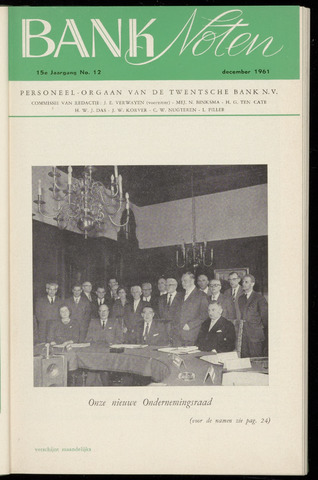 De Twentsche Bank - Banknoten 1961-12-01