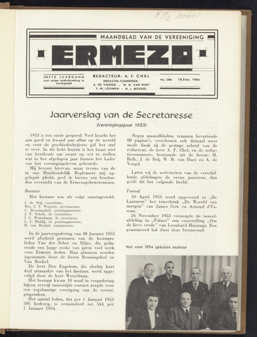 R. Mees & Zoonen - Ermezo 1954